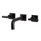 Kingston Brass KS6125CML Two-Handle Wall Mount Bathroom Faucet, Oil Rubbed Bronze KS6125CML - alternate 1